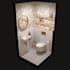 model and render a bathroom