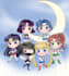draw cute chibi group with anime style