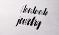 design a simple black and white text logo