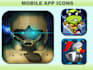 design high quality mobile app icon for ios 14 and android