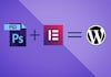 convert psd, xd, figma to wordpress using elementor