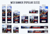 design stunning web banner or google ads
