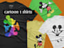 design cartoon character t shirts