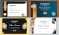 design unique custom professional certificate