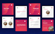 design instagram post and story templates