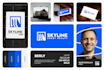 design creative business logo, full branding kit and brand identity
