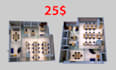 redraw 2d, 3d floor plan for real estate agent very fast