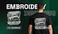 do embroidery digitizing for logo, cap, hat, and apparel
