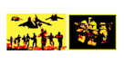 create your image a clear stencil or silhouette