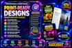 design amazing flyer, brochure, poster, leaflet, handbill