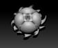 make a 3d model of a flower for a mold,3d print, cnc