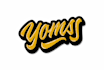 design apparel logo with lettering style
