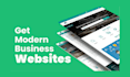 create a business website and provide cms