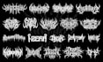 make a professional deathmetal or rock band logo