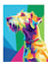 draw pet portrait pop art colorful from photo