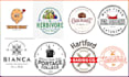 design fast food restaurant seafood chef, bakery, catering, kitchen logo