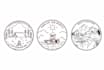 create vintage  monoline illustration, badges, logo