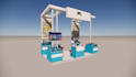 design and render 3d exhibition stalls,booth,stand,kiosk