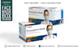 face mask box design, hand gloves box design