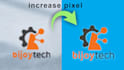 increase photo resolution image pixel