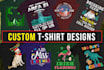 create an amazing t shirt design