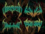 draw metal, brutal, death metal logo for your band, brand