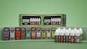 do an illustrative e liquid and vape packaging design