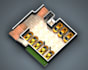 create 3d floor plan and render project on demand