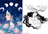 draw anything in art nouveau style