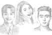 draw hand drawn scribble portrait sketch