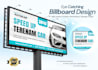 design eye catching billboard, signage and yard