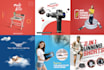 do eye catching thumbnails for youtube and facebook dropshipping products ads