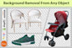 do background removal and photoshop editing bulk photo
