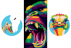 draw vector pop art for pets or any animals