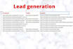 do targeted b2b lead generation and  linkedin lead generation