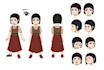 create anime style or dnd character sheet design