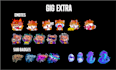 create animated twitch overlay, screens, panel, alert and twitch logo
