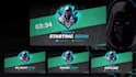 make animated twitch brb, starting soon, offline screens