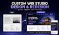 design and develop a professional wix studio website