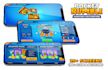 make a stunning game graphic UI, menus and buttons