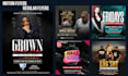a  motion graphics for event flyers for music artwork