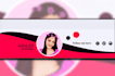 design a modern youtube banner and logo