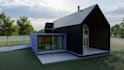 design modern barn houses with renderings