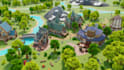 create you a 3d map or scene in low poly style