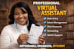 be your virtual assistant for admin, CRM, shopify and customer support