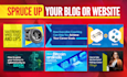 design you premium blog post or website images