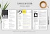 design modern editable resume or CV in word and PDF