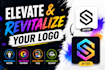 manually vector trace your logo to ai, svg, eps, PDF, png