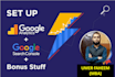 setup google analytics and search console accounts