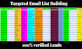 do b2b lead generation, lead scraping and prospect email list building service